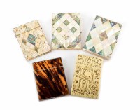 Lot 14 - A collection of 19th century card cases.