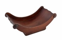 Lot 17 - George III mahogany cheese coaster.