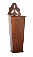 Lot 18 - George III oak candle box