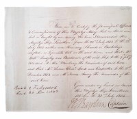 Lot 48 - Admiral William Bayntun signed letter dated 22nd