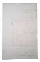 Lot 50 - Vice- Admiral Sir Henry Blackwood signed double