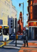 Lot 252 - Liam Spencer, Oxford Street, Manchester, oil.