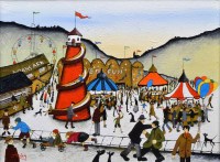 Lot 272 - John Hanley, Fun Day?, oil.