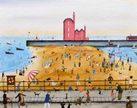 Lot 273 - John Hanley, Good Times, oil.