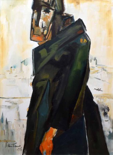 Lot 286 - William Turner, The Prisoner in a Greatcoat, oil.