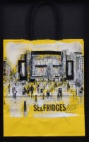 Lot 347 - Anthony McCarthy, Selfridges, mixed media on paper bag.