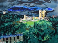 Lot 362 - John Piper, Conisbrough Castle, South Yorkshire, signed screenprint.