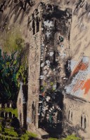 Lot 363 - John Piper, Castlemartin, signed screenprint.