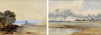Lot 386 - Style of Hercules Brabazon Brabazon, Middle Eastern landscape and another, watercolours (2).