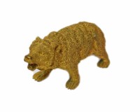 Lot 394 - Russian Gilded Bronze Grizzly Bear