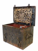Lot 418 - Early 18th century German or Dutch armada chest