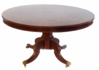 Lot 449 - George III mahogany breakfast table