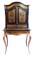 Lot 455 - Mid 19th century continental Boulle Bonheur Du Jour