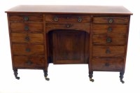 Lot 457 - Edwardian mahogany dressing table