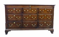 Lot 466 - George III Lancashire chest.