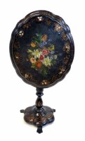 Lot 477 - Victorian papier-mâché occasional table