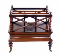 Lot 480 - Victorian rosewood Canterbury