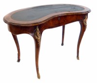 Lot 492 - Victorian walnut lady's writing desk.