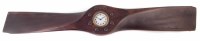 Lot 21 - Aircraft propeller clock, with reduced blades