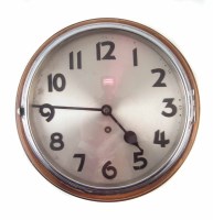 Lot 22 - WW2 RAF Control Room clock, red broad arrow