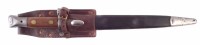 Lot 31 - British Lee Metford MkII 1888 bayonet, scabbard