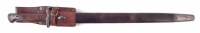 Lot 34 - British Lee Enfield SMLE 1919 bayonet, scabbard