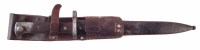 Lot 46 - Rumanian made Irish Mannlicher bayonet, scabbard