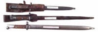 Lot 68 - Three bayonets, to include a Czechoslovakian VZ23