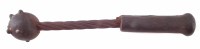 Lot 78 - WW1 German cast iron trench club, 28cm long.