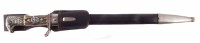 Lot 87 - WW2 German Third Reich Police bayonet, scabbard