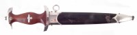 Lot 93 - German Third Reich WW2 NSKK dagger and scabbard