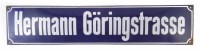 Lot 98 - German WW2 Third Reich era enamel street sign