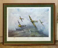 Lot 110 - After Jeff Pritchard, 'Clash of Ages', signed