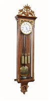 Lot 359 - A 19th century triple weight Vienna regulator by Ludwig Hainz, Prague.