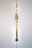 Lot 363 - An early 20th century brass ships barometer by F. Darton & Co