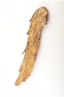 Lot 333 - A single gesso angel's wing