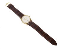 Lot 88 - Rolex Cellini 18ct carat gold strap watch