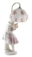 Lot 218 - Schauer Vienna Faience Rudolf Podany design lamp