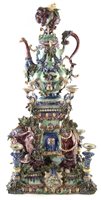 Lot 217 - Peter Weldon Majolica elephant samovar "Loxodonta Africana".