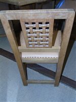 Lot 456 - Four Mouseman dining chairs