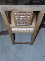 Lot 456 - Four Mouseman dining chairs