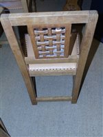 Lot 456 - Four Mouseman dining chairs