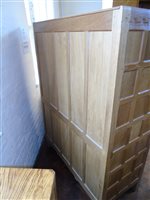 Lot 449 - Mouseman wardrobe