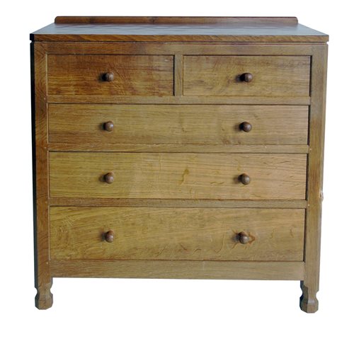 Lot 453 - Mouseman chest of drawers