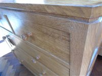 Lot 453 - Mouseman chest of drawers