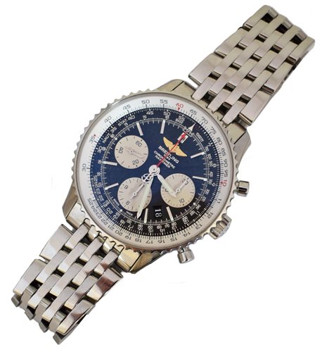 Lot 84 - Gent's Breitling Navitimer 01 Chronograph stainless steel wristwatch