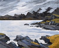 Lot 263 - David Barnes, "Across the Sound of Sleat", oil.