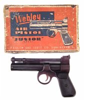Lot 231 - Webley Junior Boxed .177 Air Pistol