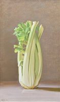 Lot 483 - Stephen Rose, "An Arabesque of Celery", oil.