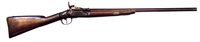 Lot 156 - Belgian 14 bore snider action shotgun converted from a rifle.